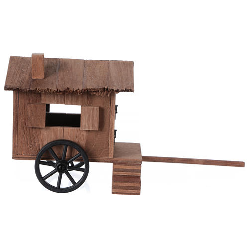German-style cart for animals 11x20x8 cm for 10-12cm Nativity Scenes 1