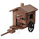 German-style cart for animals 11x20x8 cm for 10-12cm Nativity Scenes s2