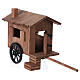 German-style cart for animals 11x20x8 cm for 10-12cm Nativity Scenes s3