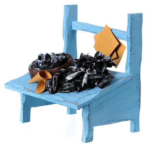Mussels table, for 12 cm nativity 2