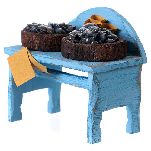 Stand mit Venusmuscheln für Krippenfiguren von 10cm 2