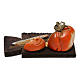 Cutting board with pumpkin, Neapolitan Nativity scene 24 cm s3