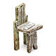 Simple chair 5x3x3 cm for 10 cm nativity s1