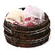 Miniature bread basket, 10 cm nativity accessory 2x3x3 cm s1