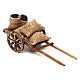 Cart with coal sacks, 8 cm Neapolitan Nativity Scene s1