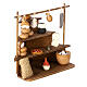Bench with cold cuts, dairy products and food products for Neapolitan Nativity scene of 10 cm s3