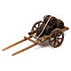Wooden cart with barrels accessory, 8 cm Neapolitan nativity s1