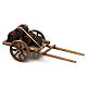 Wooden cart with barrels accessory, 8 cm Neapolitan nativity s2