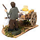 Cheese cart with vendor scene, 8 cm Neapolitan nativity s4