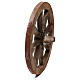 Zwei Holzräder für Krippe 20cm s2