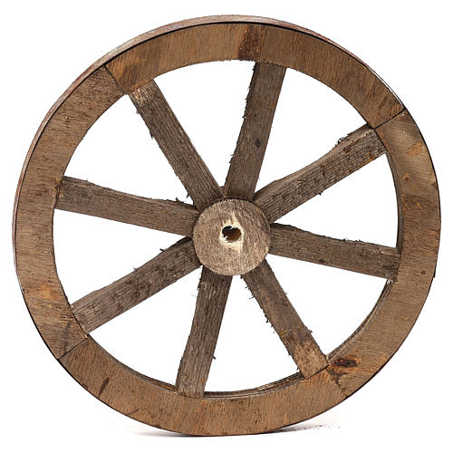 Pareja de ruedas para carro de madera cm 20 4