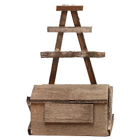 Neapolitan Nativity Scene: Wood counter in wood for Neapolitan Nativity Scene 12 cm Neapolitan Nativity Scene: Wood counter in wood for Neapolitan Nativity Scene 12 cm