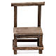 Banco in legno presepe napoletano cm 10 s1