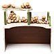 Bakery counter with bread for Neapolitan Nativity Scene 18/22 cm s5