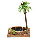 Palma con oasis para belén 8-10 cm s2