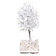 Snowy Christmas tree, real h 15 cm for DIY nativity s1