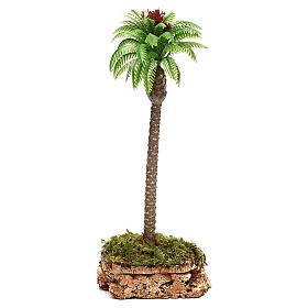 Palm tree with cork base real height 20 cm