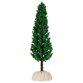 Pino, albero per presepe h reale 15 cm