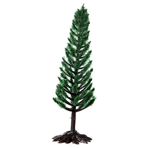 Pino, albero per presepe h reale 15 cm 1