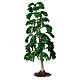 Grüner Baum mit hängenden Ästen für DIY-Krippe, reale Höhe 15 cm s3