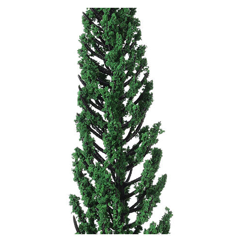 Albero verde per presepe h reale 16 cm 2