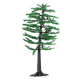 Pine tree figurine for nativity, real h 15 cm