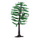 Pine tree figurine for nativity, real h 15 cm s1