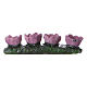 Row of lilies 4 pcs, for DIY nativity real h 2 cm s1