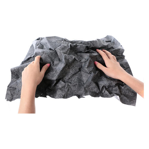 Papier do modelowania skała szary 70x50 cm 2