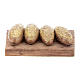 Deska z chlebem z żywicy 1x4x3 cm do szopki 8-10 cm s1