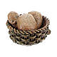 Miniature bread basket, in resin 1x2x2 cm for 8-10 cm nativity s1