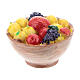 Fruit basket in resin 2x3x3 cm, for 14-16 cm nativity s1