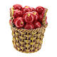 Miniature fruit basket in resin 5x3x3 cm, for 14-16 cm nativity s1