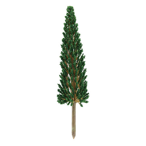 Cypress tree without base for DIY Nativity scene real height 17 cm 1