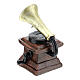 Gramophone in resin 5x3x3 cm, for 14-16 cm nativity s2