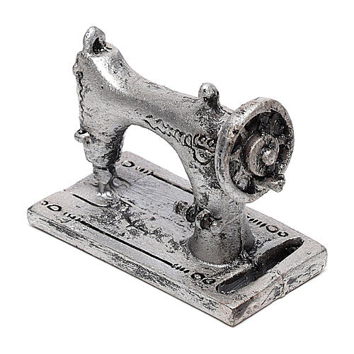 Silver Small Sewing Machine