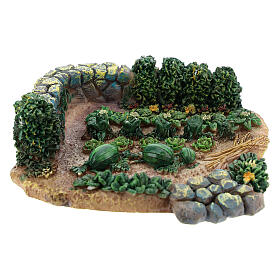 Ogródek 2x9x9 cm z żywicy, do szopki 6-8 cm
