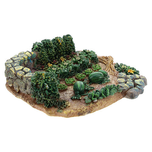 Ogródek 2x9x9 cm z żywicy, do szopki 6-8 cm 3