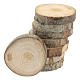 Trozos redondos de madera de diámetro 7 cm para belenes hechos con bricolaje s1