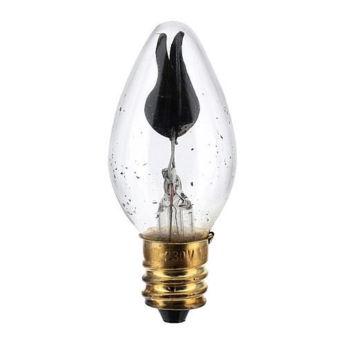 Flame effect light bulb 220V E12 1.5W 1