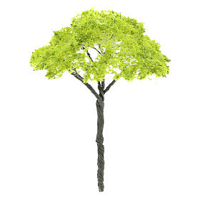 Árbol verde sin base para belén h real 9 cm