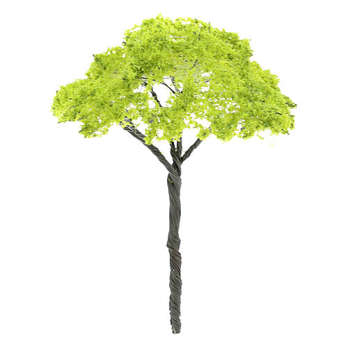 Drzewo zielone bez podstawy do szopki, h rzeczywista 9 cm 2
