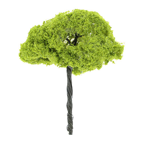 grüner Baum, ohne Basis, reale Höhe 14 cm, für DIY-Krippe 2