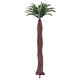Palm tree figurine without base, for diy nativity real h 17 cm s1
