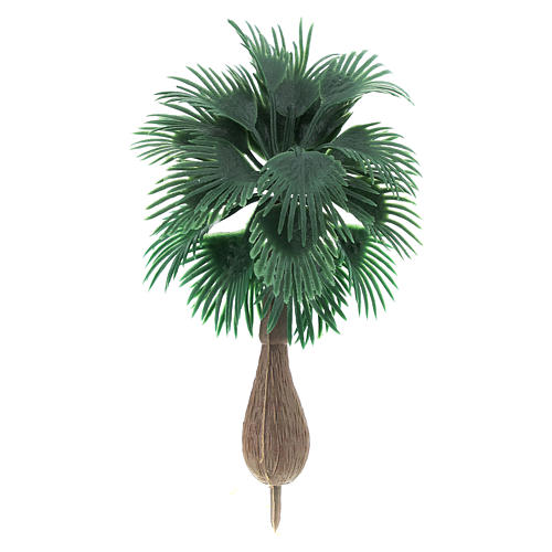 Palme, ohne Basis, reale Höhe 10 cm, für DIY-Krippe 1