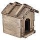 Hundehütte aus Holz für 10cm Krippenfiguren s3