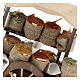 Pull cart with sacks of spices, 12 cm nativity s2