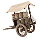 Pull cart with sacks of spices, 12 cm nativity s4