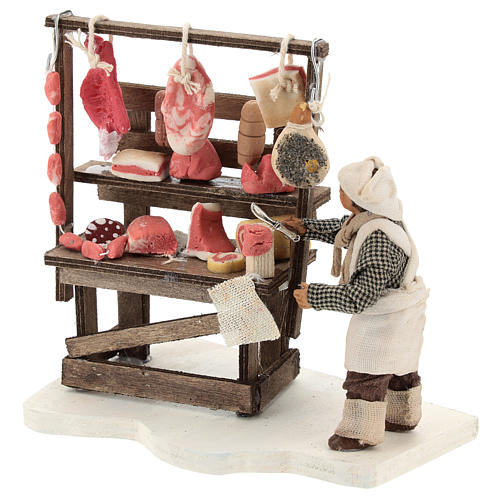 Meat and cold cuts counter with butcher 10 cm 3