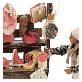 Banco carni e salumi con macellaio 10 cm